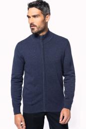 Pánský svetr na zip Premium cardigan - Výprodej